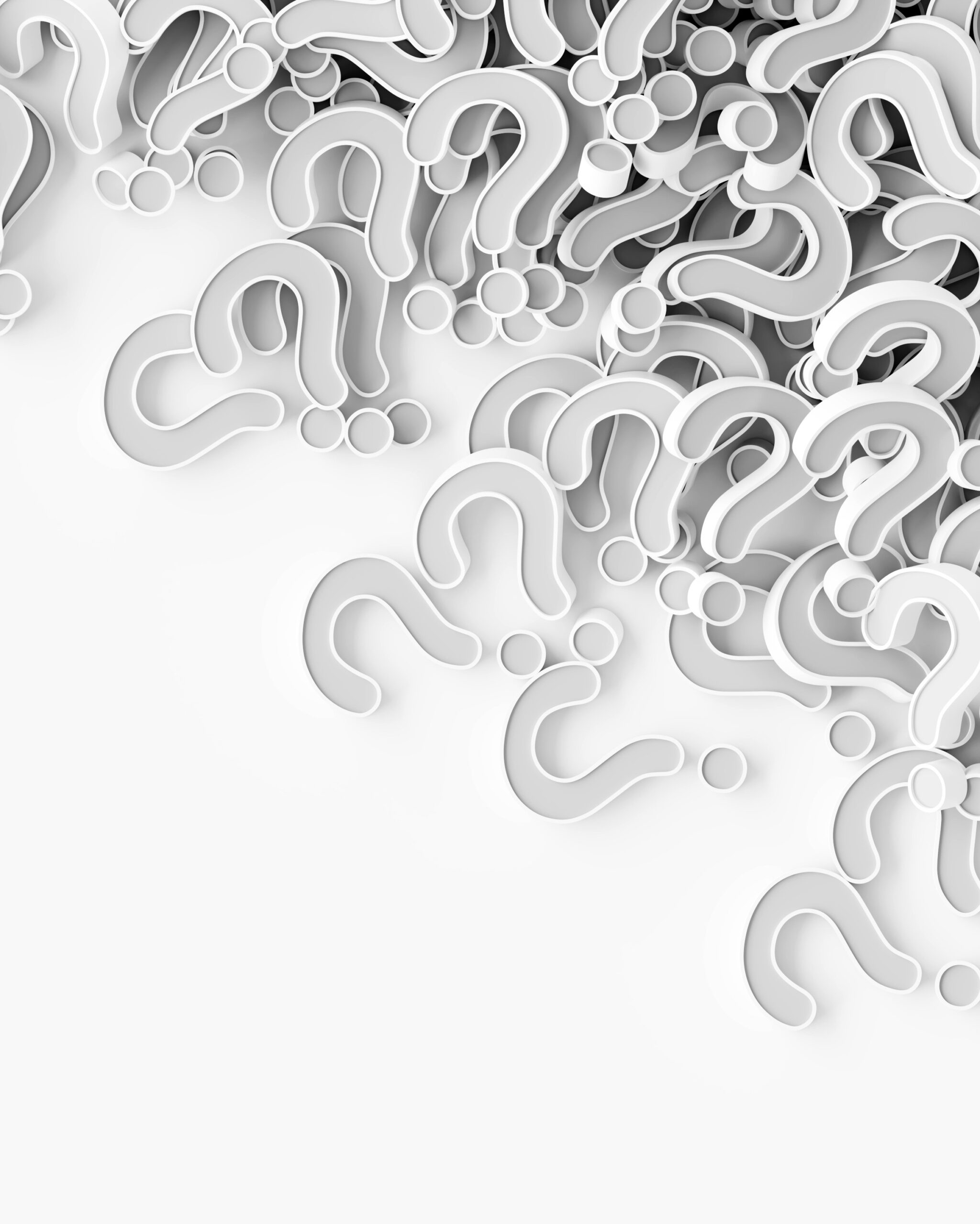 Infinite question marks,